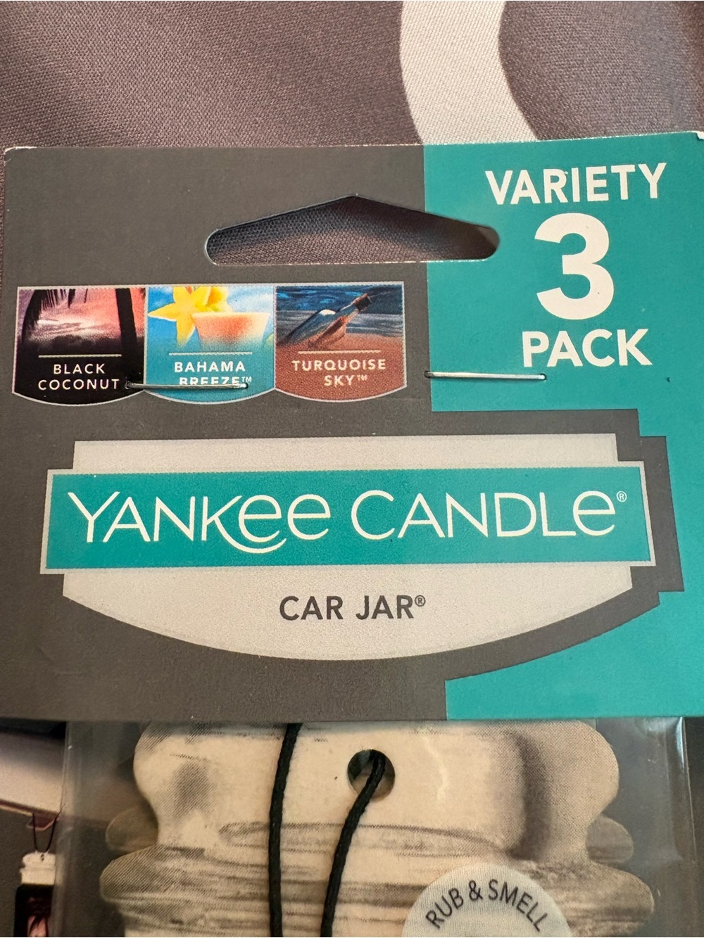 Yankee Candle Car Jar Air Freshener - 3 pack